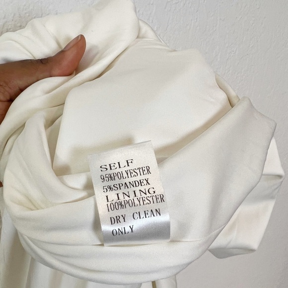 TADASHI SHOJI TUCKER DRAPED SLIP GOWN - Picture 9 of 10